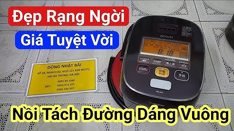 Đẹp Rạng Ngời - Giá Tuyệt Vời | Nồi cơm 1 lít Zojirushi NW-JA10 | 0985851342