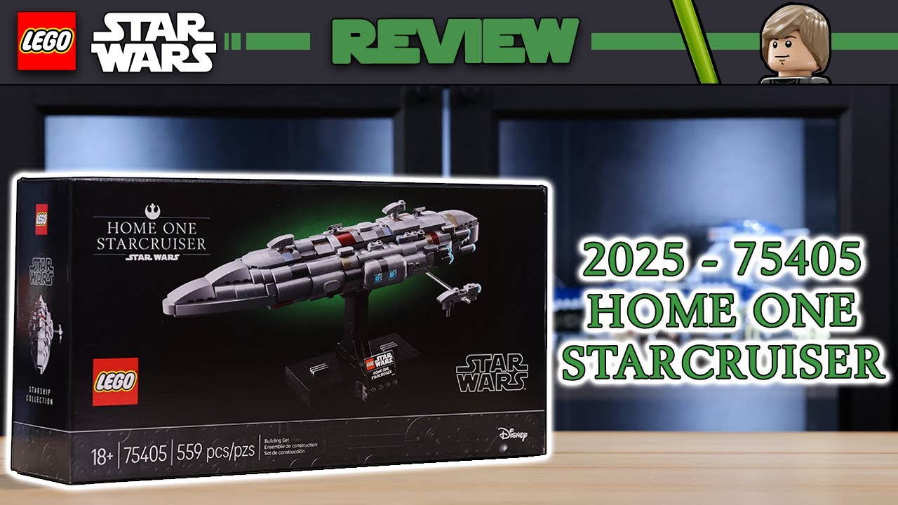 LEGO Star Wars 75405 Home One Starcruiser (2025) - REVIEW - YouTube