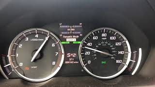 2018 Acura TLX V6 SH-AWD 0-80 MPH RUN