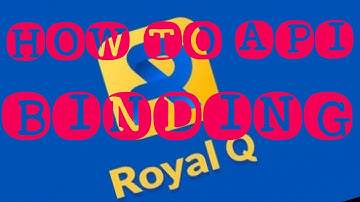 ROYAL Q -  HOW TO MAKE BINANCE API BINDING (UPDATED)