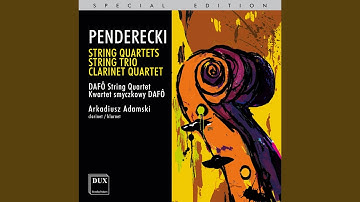 Clarinet Quartet: I. Notturno. Adagio