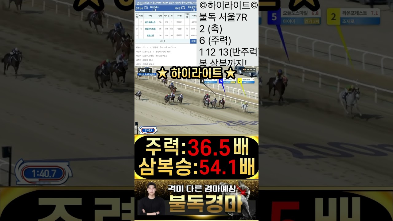 서울 하이라이트 승부  약속은 무조건 지키는 불독 입니다