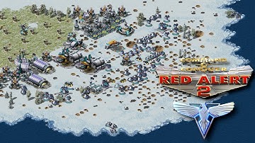1 VS 7 Naval Battle - Brutal AI - Red Alert 2: Yuri