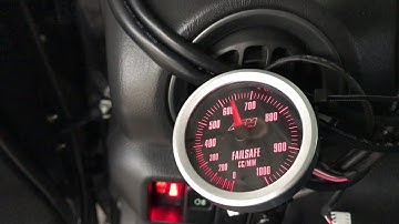 AEM WMI flow sensor test