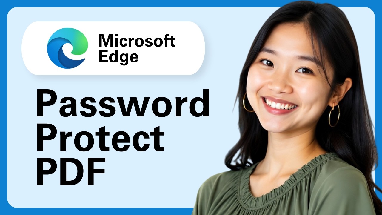 Edge Lock Pdf How To Password Protect A PDF In Microsoft Edge? - YouTube