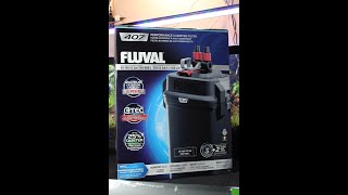 Fluval 407 Canister filter-Unboxing, Set Up- Modifications.