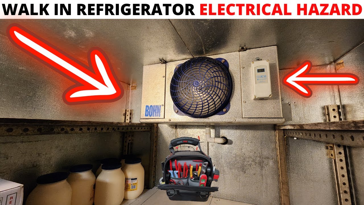 HVACR: Walk In Refrigerator ELECTRICAL HAZARD Repair and Upgrade (Walk ...