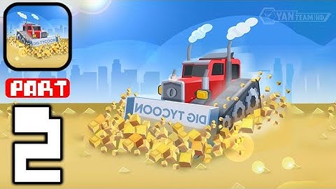 Dig Tycoon: Idle Game - Gameplay Walkthrough Part 2 Tutorial Mining Gold (Android,iOS)