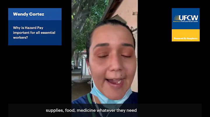 Wendy Cortez on why hazard pay is important for al...