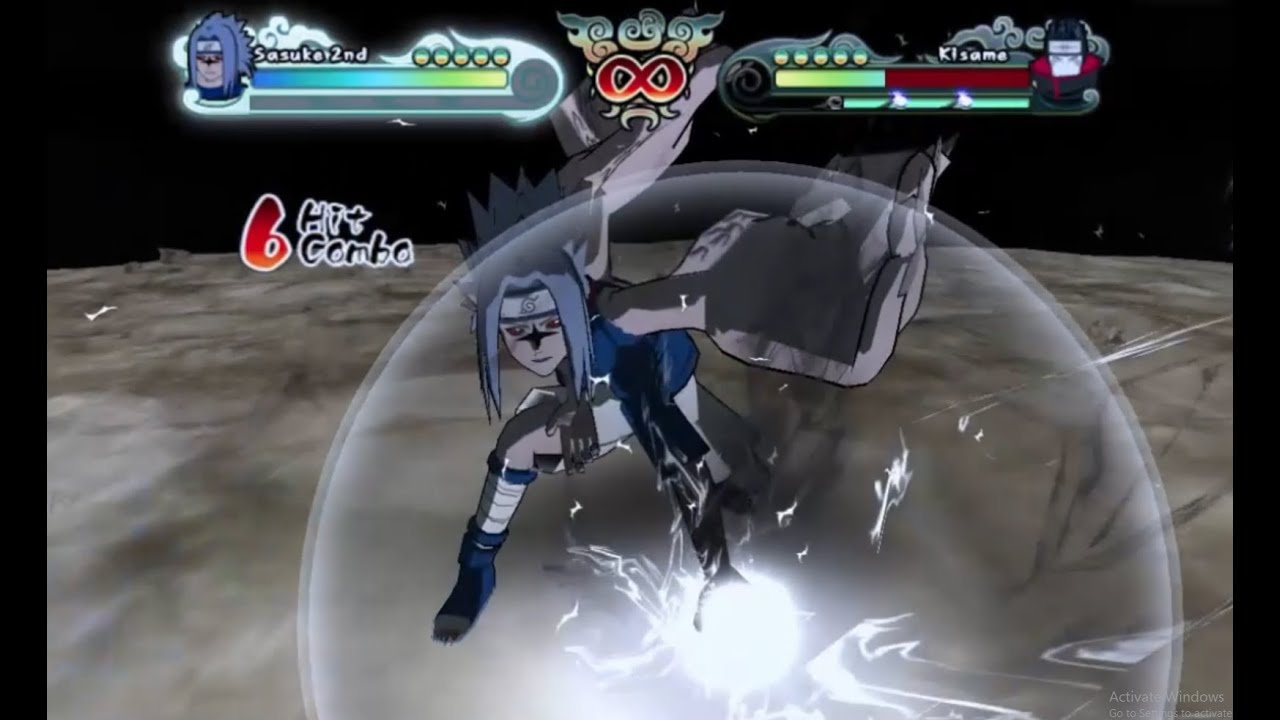 Some Complex Cursed-State 2 Sasuke Combos (Naruto: Clash of Ninja Revolution 2)