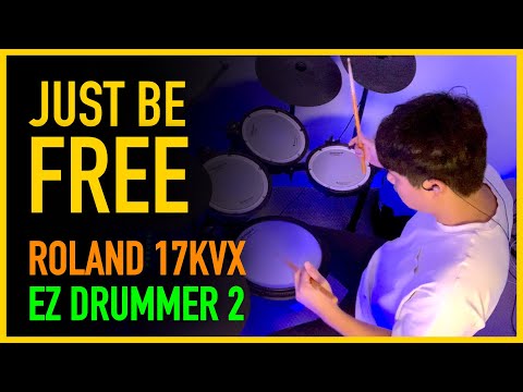 Just Be Free - Free Drumless Tracks | Roland 17-KVX Drums + EZ Drummer 2