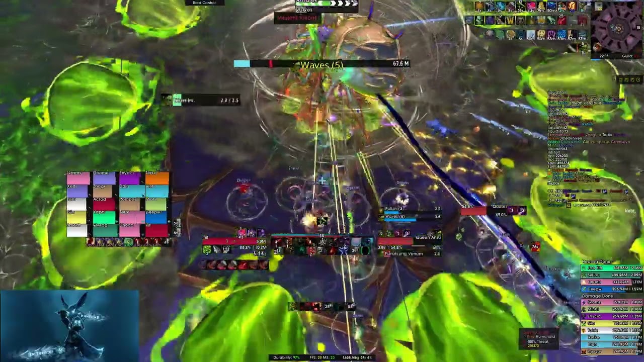 Goodlife vs Queen Ansurek (Mythic) - Blood DK PoV