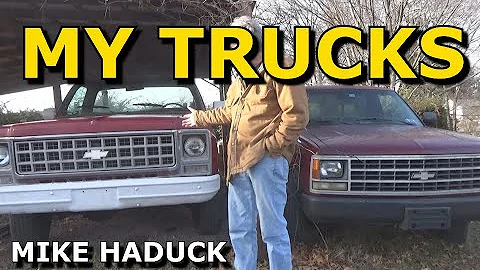 My masonry work trucks (Mike Haduck)