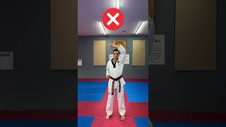 Taekwondo High Block (along with mistakes)