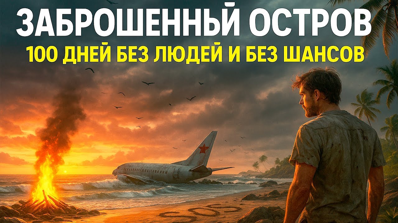 ЗАБРОШЕННЫЙ ОСТРОВ  100 ДНЕЙ БЕЗ ЛЮДЕЙ И БЕЗ ШАНСОВ