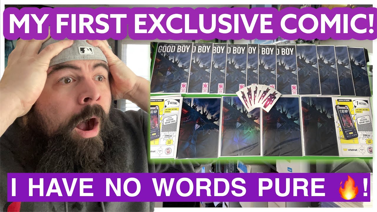 MY VERY FIRST EXCLUSIVE COMIC BOOK! My Good Boy Whatnot exclusives are stunning & another giveaway!!