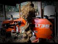 Crazy Maple Burl Milling on my Wood-Mizer