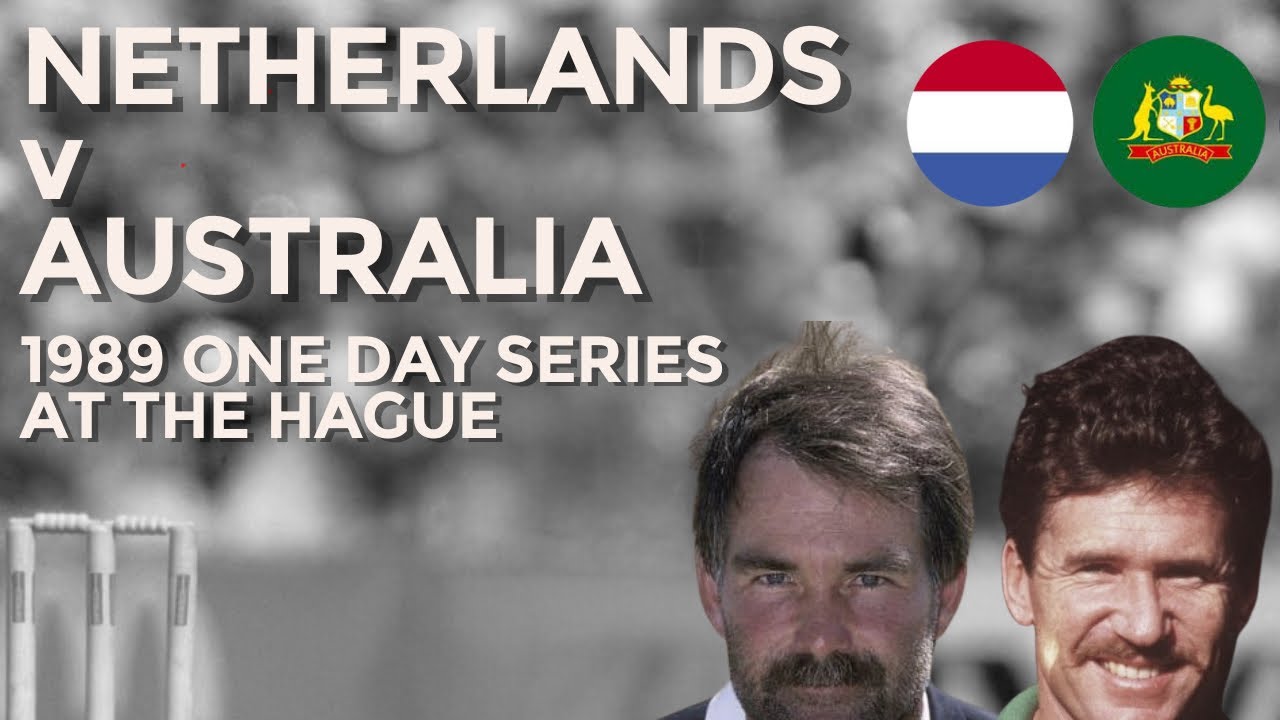 1989 Netherlands v Australia One Day Cricket Series - The Hague - RARE footage