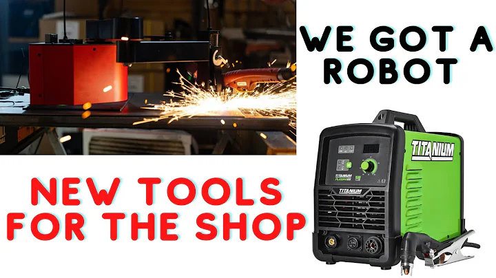 We got a new Arcdroid cnc robot and Harbor Freight...