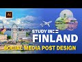 Social Media Post Design Tutorial in Adobe Illustrator | Quick & Easy Guide for Beginners