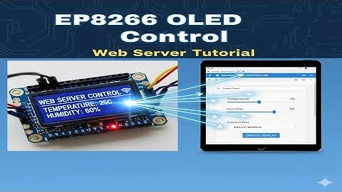 ​🤯How to Display Text on OLED with ESP8266 WebServer 🎯