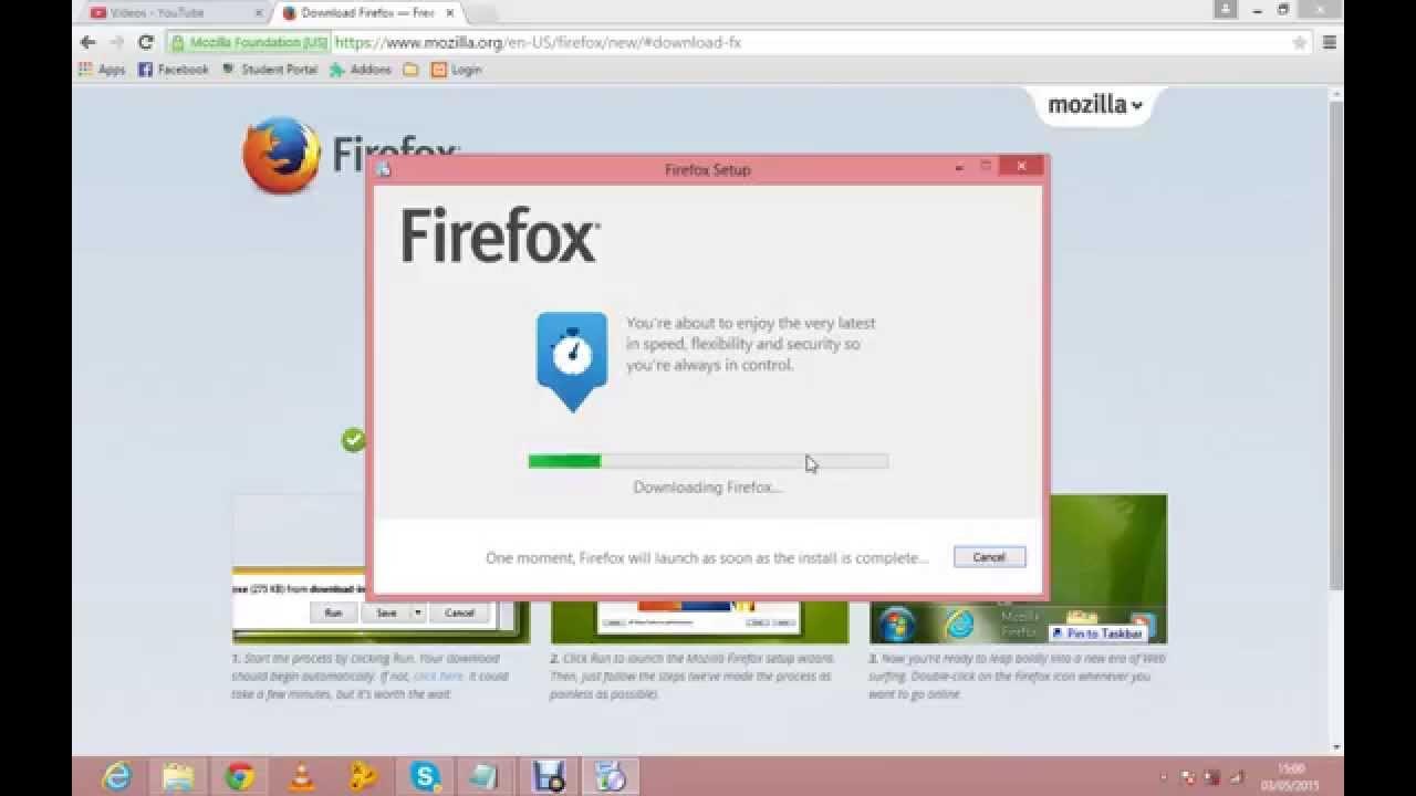 How to download & install Mozilla fire fox For windows YouTube