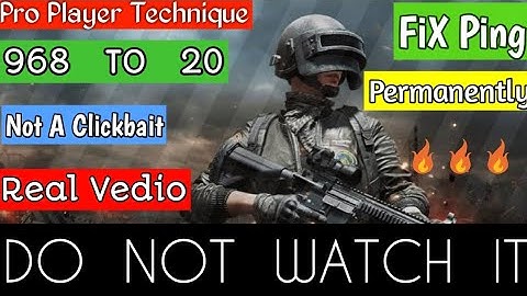 🔥 Fix High Ping Problem In PUBG Mobile | How to Solve Lag Problem in PUBG Mobile 2020