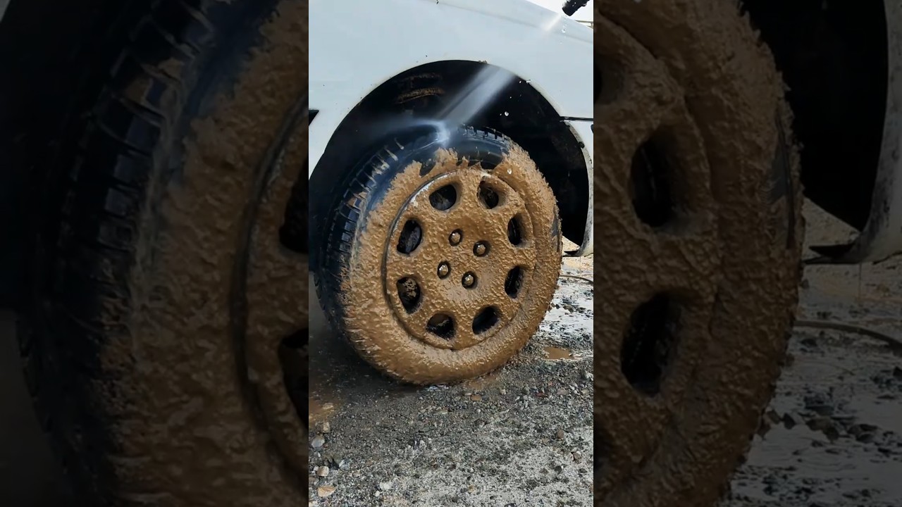 From Muddy to Clean 😍 | Peugeot Wheel Wash ASMR