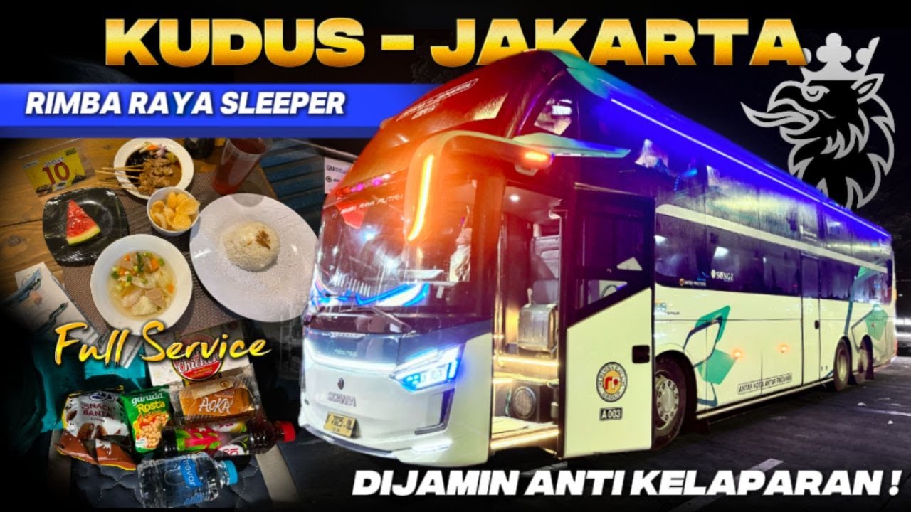 NAIK SLEEPER BALAP FULL SERVICE😱 Trip Rimba Raya Sleeper Marvelous Class Kudus - Jakarta