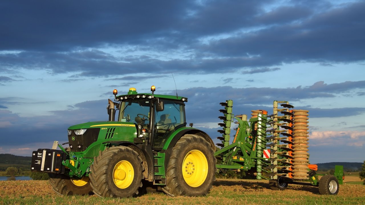 John Deere 6210R + AMAZONE Catros 5001-2 TS