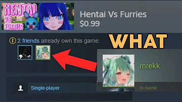 WHY DOES MREKK HAVE THIS STEAM GAME