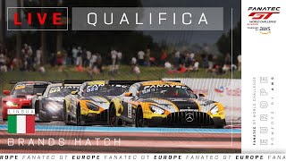 LIVE | Qualifica | Brands Hatch | Fanatec GT Europe 2024 (Italiano)