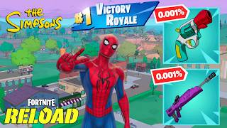 NEW SPIDER-MAN BRAND NEW DAY SKIN! | Fortnite The Simpsons Reload | High Kill Gameplay | Controller