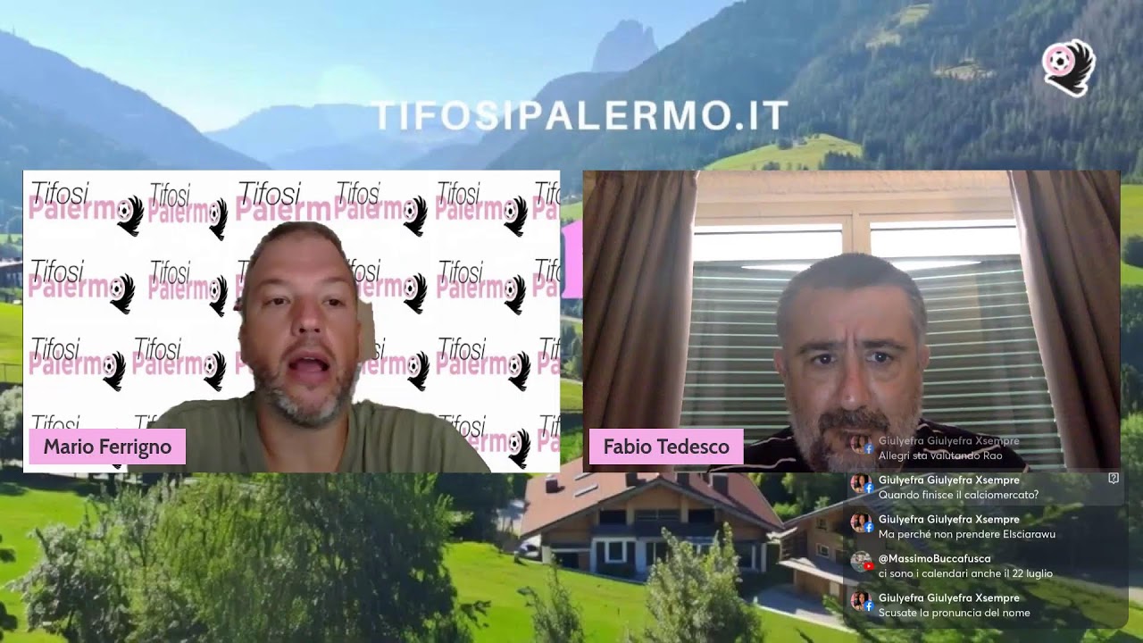 a partire dalle 14,30 tornano Mario Ferrigno e Davide Sgroi per aggiornarci su quanto accaduto in ritiro
🎙️ Nuovo allo streaming o vuoi migliorare? Dai un'occhiata a StreamYard e ottieni uno sconto di $10! 😍 https://streamyard.com/pal/d/5910973496426496