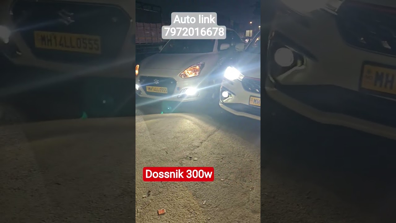 Dossnik car led light for cars better visibility for night drive 