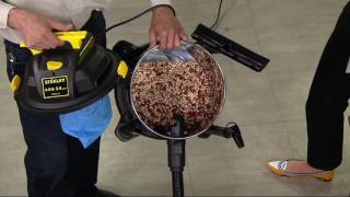 Stanley Stainless Steel 5 Gal. Wet/Dry Vac and Wheels on QVC
