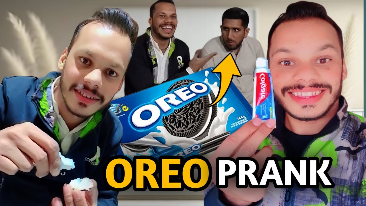 OREO BISCUIT MA TOOTHPASTE MILA KR KHILA DI 😂 - YouTube