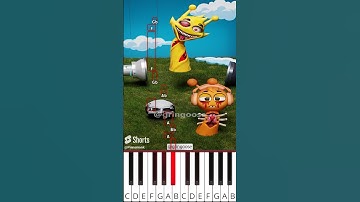 Sprunki BRAINROT DANCE! #shorts #incredibox #sprunki (@gringoose) - Octave Piano Tutorial
