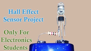 How to Make Magnetic Switch using Hall Effect Sensor | Hall Sensor Project | Ezi Circuits