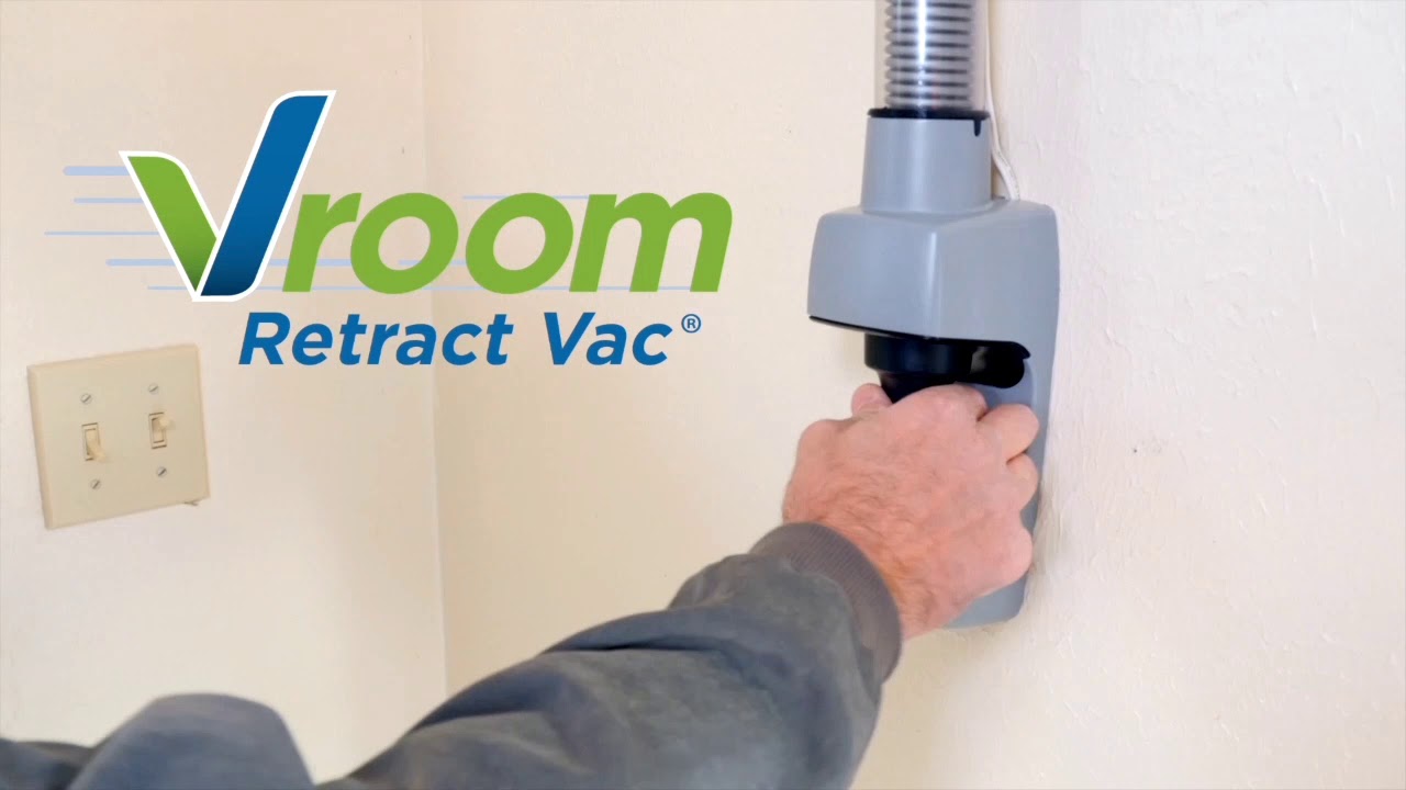 Garage Vacuum System With Retractable Hose Vroom Retract Vac YouTube