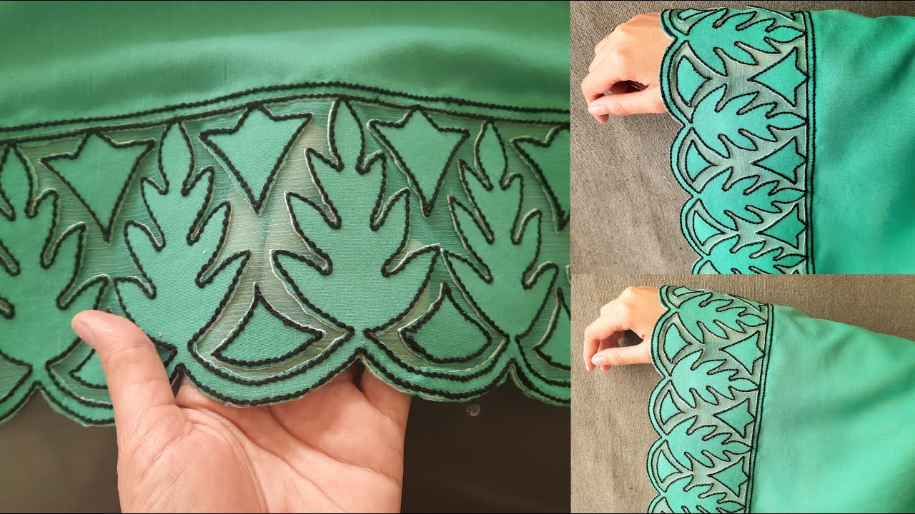 Latest cut work sleeves Design _ Eid special Dress design 2024