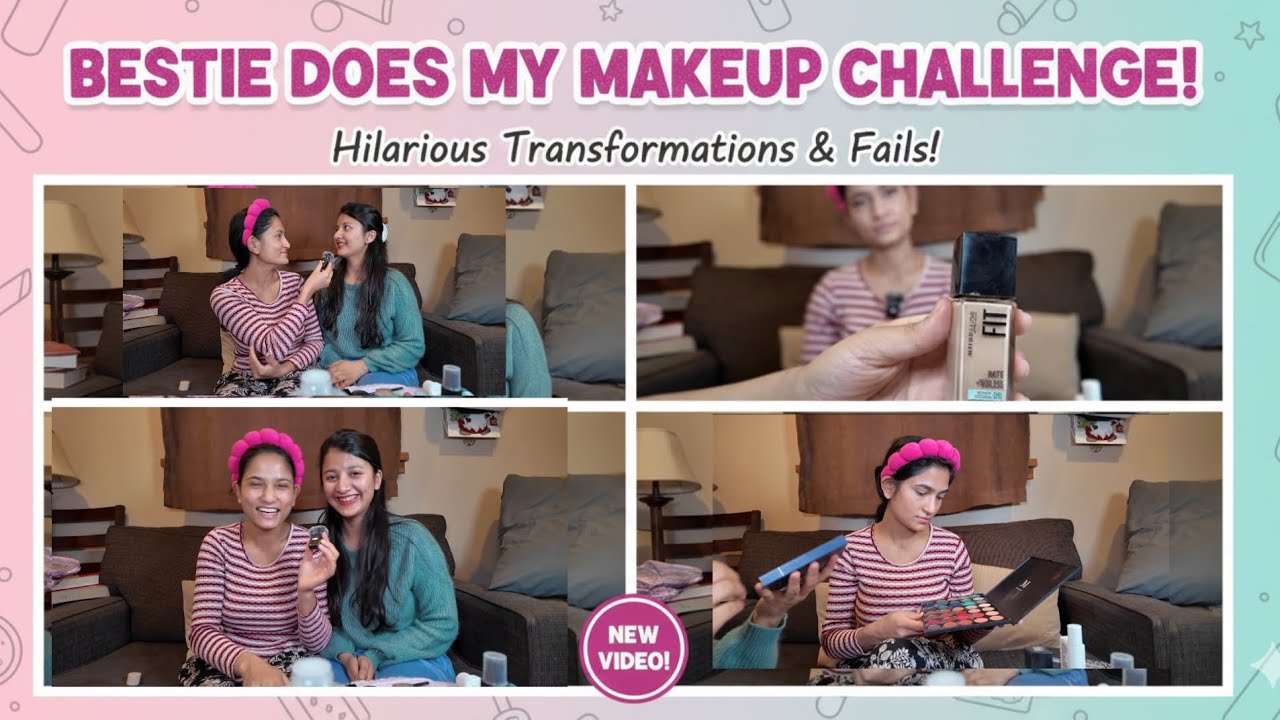 I let jeny do my makeup💄 ……..should i be scared?😱 😂