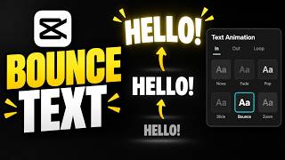 How To Make Bounce Caption Animation In CapCut