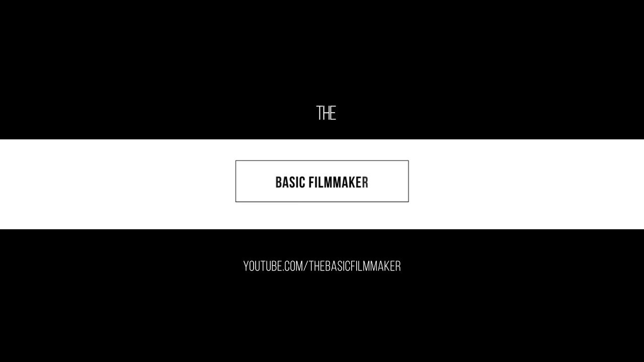 ⁣Subscribe and Learn! The Basic Filmmaker YouTube Channel Promo