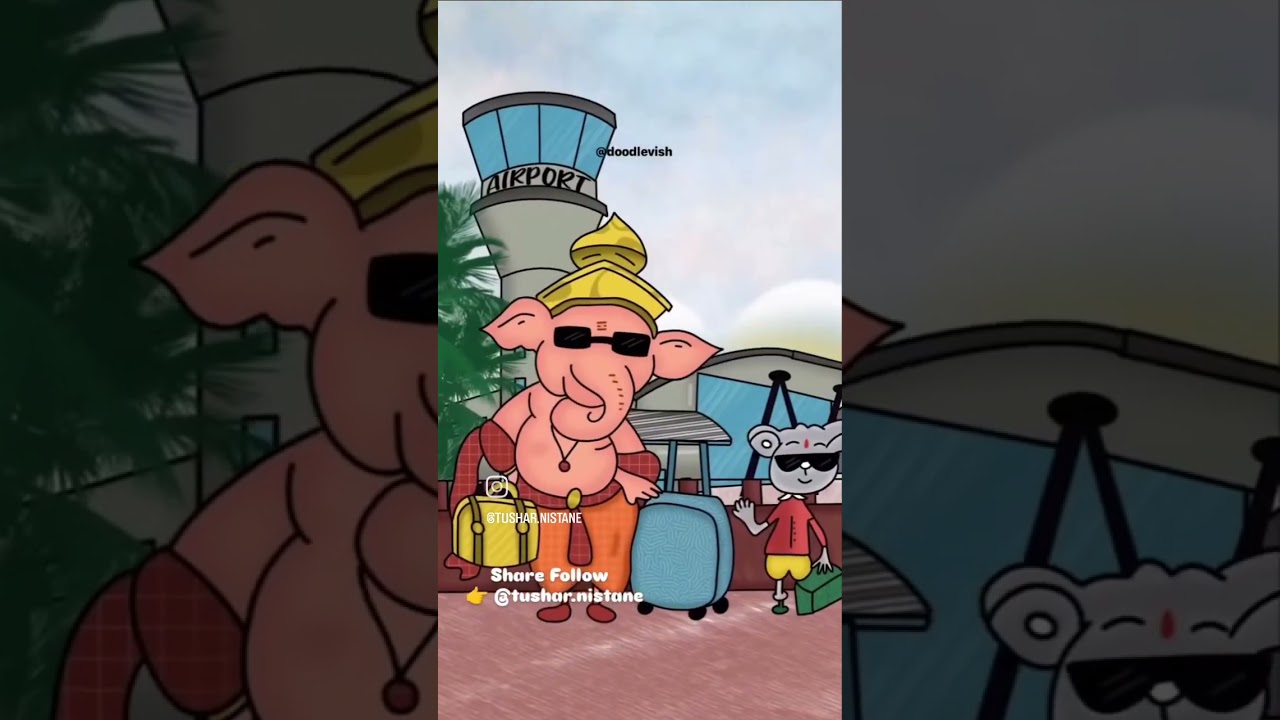 i ganpati is packing bag to come ❤️