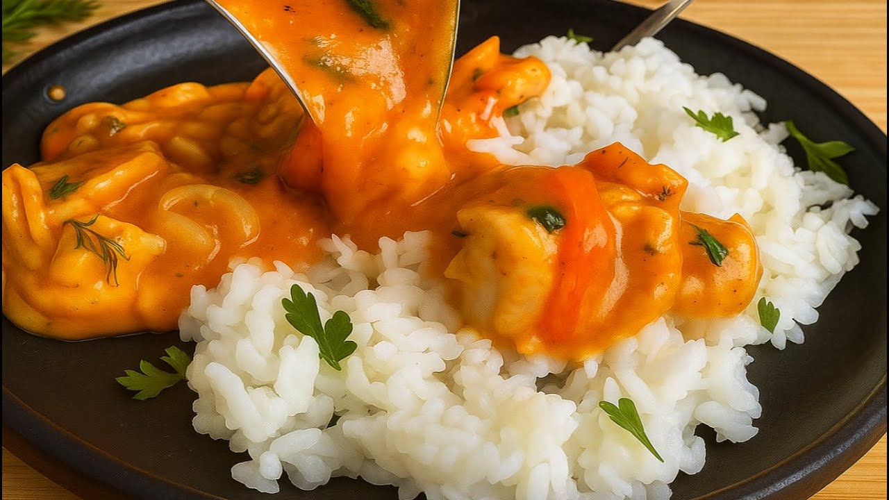 Простой рецепт жареного риса с курицей | Идеальное не веганское блюдо за 10 минут!