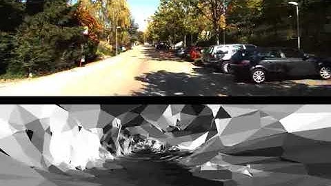 Real-Time CPU-Based Large-Scale Three-Dimensional Mesh Reconstruction