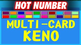 Multi-Card Keno Slots 5 of 5 Winner $20 Spins | Unique Keno Strategy | Keno Slots