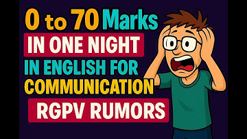 BT-103 Unit 4 One Shot | Developing Writing Skills & Report Writing | English for Communication RGPV