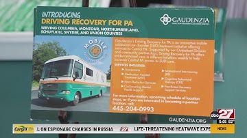 Gaudenzia unveils first mobile narcotic treatment program